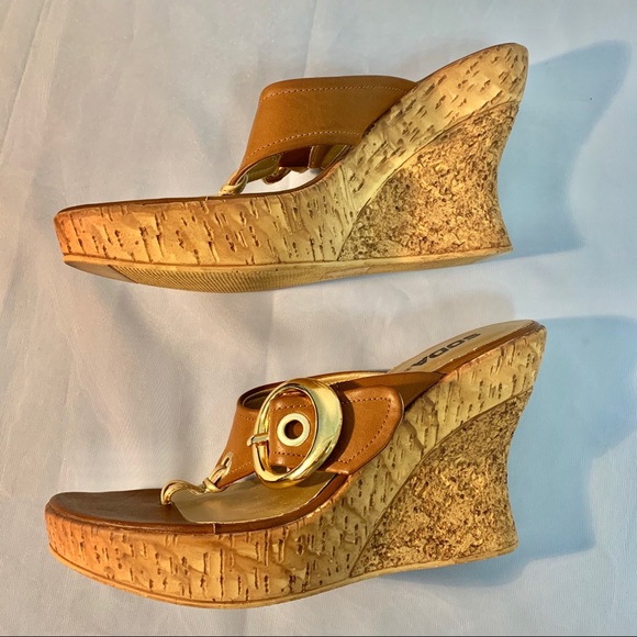 Y2K Soda wedge heels size 8.5 - Picture 3 of 4
